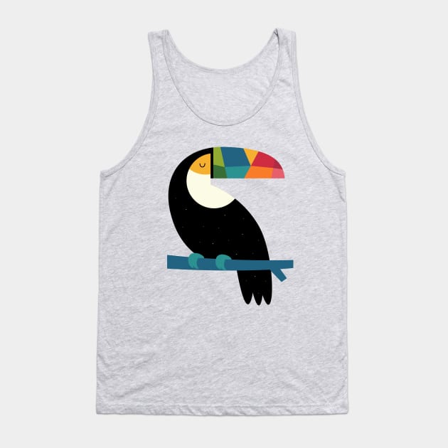 Rainbow Toucan Tank Top by AndyWestface